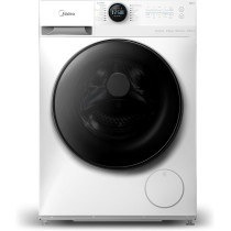 Midea 8/6 KG Smart Washer Dryer With BLDC Inverter Motor, 1400 RPM, Fully Automatic Front Load Washing And Drying Combo, 14 Programs-Quick Wash/Steam Care/Auto Clean, White, MF200D80WBW-GCC, 1 Year Warranty