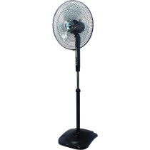 Sharp 16 Inches/40 Cm Blade 50 Watts Pedestal Free Standing Fan, Dark Grey, PJS169, 1 Year Warranty
