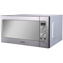 Sharp 62 Liters Solo Microwave Oven, Silver, R-562CT, 1 Year Warranty