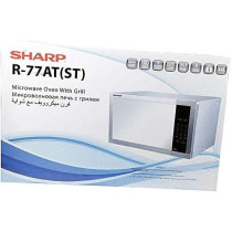 Sharp 34 Liters 1100 Watts Stainless Steel Digital Combination Microwave Oven With Grill, Silver, R-77AT-ST, 1 Year Warranty