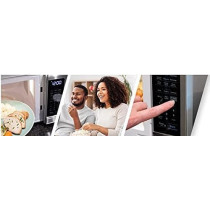 Sharp 34 Liters 1100 Watts Stainless Steel Digital Combination Microwave Oven With Grill, Silver, R-77AT-ST, 1 Year Warranty