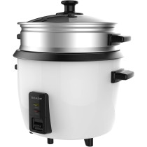Sharp 900W 2.8L, 15 Cups, 2-In-1 Non-Stick Rice Cooker And Food Steamer With Keep Warm Function, White, KS-H288S-W3, 1 Year Warranty