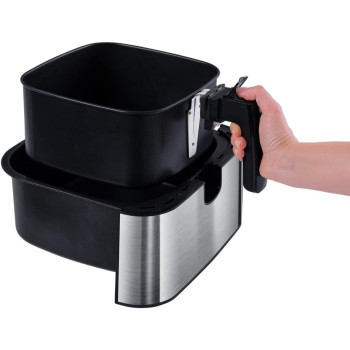 Sharp Air Fryer 1600 Watts, 7 Liters, 8 Cook Menu, Non-Stick Coating, Silver, KF-AF70RT-S3, 1 Year Warranty