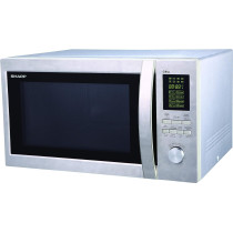 Sharp Microwave With Grill, 43 Liters, Steel, Silver, R-78BT-ST, 1 Year Warranty