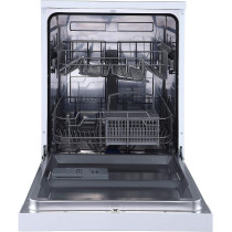 Sharp 6 Programs 12 Place Settings, Free Standing Dishwasher, White, QW-MB612-WH3, 1 Year Warranty