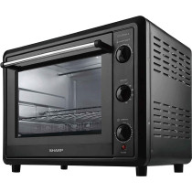 Sharp 60L, 2000W Double Glass Electric Oven With Rotisserie And Convection, Black, EO-60NK-3, 1 Year Warranty