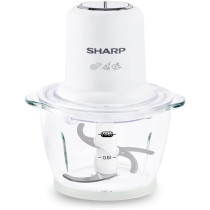 Sharp 350W Chopper Safety Lock, 1.2 Liter Capacity, White, 1 Year Warranty