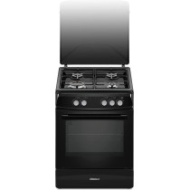 Nobel Stainless Steel, Glass, 60 x 60 Cm 4 Gas Burner Cooker, Black, NGC6460, 1 Year Warranty