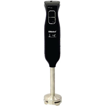 Nobel Hand Stick Blender 400W, 2 Speed Control With Detectable Stainless Steel Blending Rod, Black, NHB12, 1 Year Warranty
