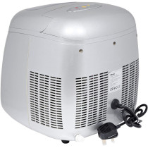 Nobel 18 Liters Water Tank Capacity With 1.8 Kg Ice Bin Capacity And 20-30 Kg Ice Making Capacity, Full Ice Basket Alarm Function, Led Power Indicator Function, Silver, NIM12HS, 1 Year Warranty