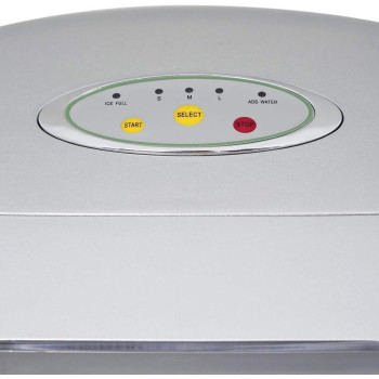 Nobel 18 Liters Water Tank Capacity With 1.8 Kg Ice Bin Capacity And 20-30 Kg Ice Making Capacity, Full Ice Basket Alarm Function, Led Power Indicator Function, Silver, NIM12HS, 1 Year Warranty