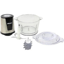 Nobel Chopper 1.8 Litres Full Metal Gear 2 Speed Stainless Steel Blade Over Heat Protection, Transparent, NCFP418GP, 1 Year Warranty