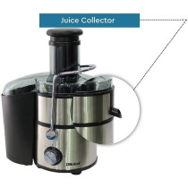 Nobel Table Top Blender Stainless Steel 2 Litre, 800W, 2 Speed Stainless Steel Strainer Safety Lock Device Grinder, Chopper, Blender Glass, Silver/Black, NJE404E, 1 Year Warranty