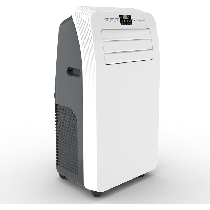 Nobel Portable Air Conditioner 12000 BTU, Auto Swing, Low Noise, 24 Hour Timer, Remote Control, Rotary Compressor R410A Refregrent, Led Display, 360 m3/h Air Flow Volume, White, NPAC12C, 1 Year Warranty