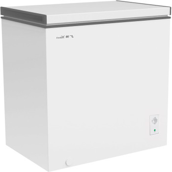 Nobel Chest Freezer 150L Capacity, High-Efficiency Compressor, Low Noise, Energy Saving, Led Light, Lock And Key, White, NCF170NI, 1 Year Warranty
