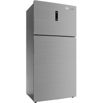 Nobel Refrigerator 700 Litres Double Door Inverter Fridge With No Frost, Electronic Control, And Stainless Steel Finish, Silver, NR750NFI, 1 Year Warranty
