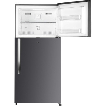 Terim 700 Liters Top Mount Refrigerator, Glass Shelves, Stainless Steel Finish, 1 Year Warranty