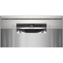 Bosch Series 4 Free-Standing Dishwasher 60 Cm, Ecosilence Drive, Home Connect Via Wlan For Remote Monitoring And Control, 14 Place Settings, Silver, SMS4HMI65M, 1 Year Warranty