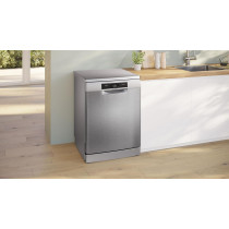 Bosch Series 8 Free-Standing Dishwasher 60 Cm, 13 Place Settings, 8 Programs, Home Connect For Remote Monitoring And Control, Silver, 1 Year Warranty