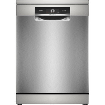 Bosch Series 8 Free-Standing Dishwasher 60 Cm, 13 Place Settings, 8 Programs, Home Connect For Remote Monitoring And Control, Silver, 1 Year Warranty