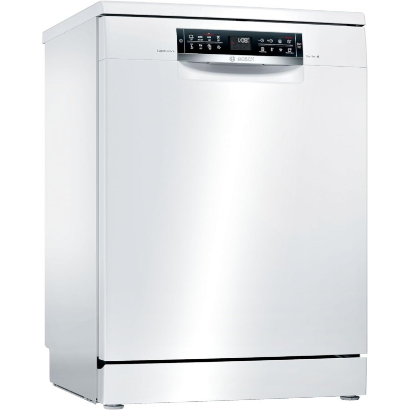 Bosch Free Standing Dishwasher, 60Cm, White, SMS68TW20M, 1 Year Warranty