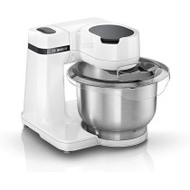 Bosch Kitchen Machine, MUMS2EW30G, 700 Watt Power, 3.8 L Bowl, Patisserie Set, Meat Mincer, Large Blender, Continuous Shredder With 3 Discs, White, 1 Year Warranty