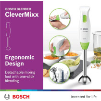 Bosch Hand Blender Clevermixx Dip And Dressing 600 W, Powerful Processing Ergonomic Blender, MSM2623GgGB, 1 Year Warranty