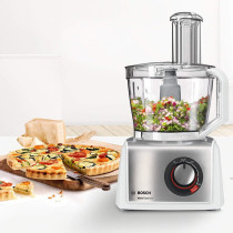 Bosch Food Processor MC812S734G Multi-Talent 8, 1200W, Xxl Bowl With 3.9L Capacity, Brushed Stainless Steel, 1 Year Warranty
