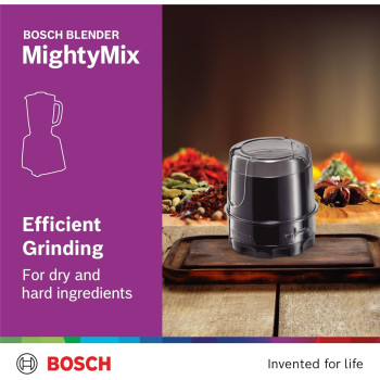 Bosch Blender 600 W Stirring Machine, 1500 Ml Food Capacity With Smoothie Filter And Grinder, German Engineering, Mightymixx, 1 Year Warranty