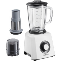 Bosch Blender 600 W Stirring Machine, 1500 Ml Food Capacity With Smoothie Filter And Grinder, German Engineering, Mightymixx, 1 Year Warranty