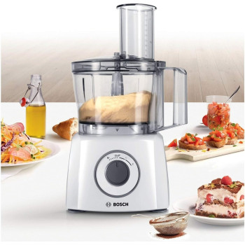 Bosch Multitalent 3 Compact Food Processor, White, MCM3100WGB, 1 Year Warranty
