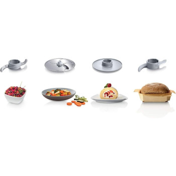 Bosch Multitalent 3 Compact Food Processor, White, MCM3100WGB, 1 Year Warranty