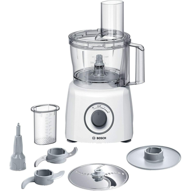 Bosch Multitalent 3 Compact Food Processor, White, MCM3100WGB, 1 Year Warranty