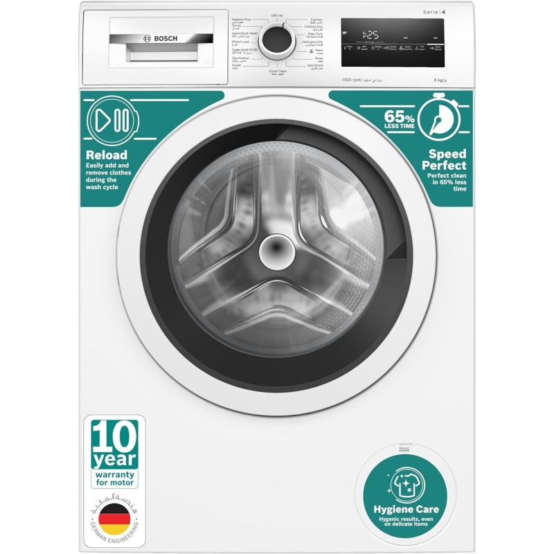 Bosch Front Load Washing Machine 8Kg Series 4, German Engineering Innovative Bosch Washing Machine, WAN28282GC, 1 Year Warranty