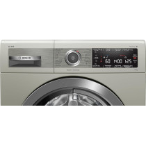 Bosch Series 8 Washing Machine, Front Loader 9 Kg 1400 RPM, Homeconnect Remote Monitoring And Control, Touch Control Buttons, Silver, WAV28KhXGC, 1 Year Warranty