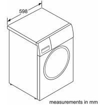 Bosch Series 8 Washing Machine, Front Loader 9 Kg 1400 RPM, Homeconnect Remote Monitoring And Control, Touch Control Buttons, Silver, WAV28KhXGC, 1 Year Warranty