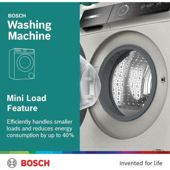 Bosch Front Load Washing Machine 10Kg Series 8, Innovative Bosch Washing Machine, WGB2560XGC, 1 Year Warranty