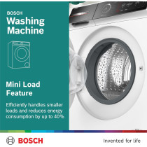 Bosch Front Load Washing Machine 9Kg Series 8, I-Dos Innovative Bosch Washing Machine, WGB244A0GC, 1 Year Warranty