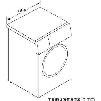 Bosch Front Load Washing Machine 9Kg Series 8, I-Dos Innovative Bosch Washing Machine, WGB244A0GC, 1 Year Warranty
