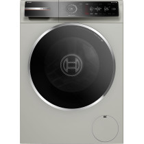 Bosch Series 8 Free-Standing Washing Machine, Frontloader Fullsize, 9 Kg, 1400 Rpm, Touchcontrol Button, Programmable, Silver, WGB244AXGC, 1 Year Warranty