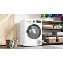 Bosch Series 4 Free-Standing Heat Pump Tumble Dryer 9 Kg, Auto Dry, Touch Control Buttons, WQG24200GC, 1 Year Warranty