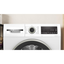 Bosch Series 4 Free-Standing Heat Pump Tumble Dryer 9 Kg, Auto Dry, Touch Control Buttons, WQG24200GC, 1 Year Warranty