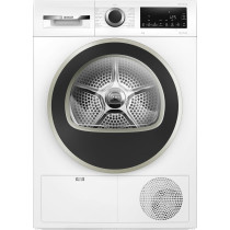 Bosch Series 4 Free-Standing Heat Pump Tumble Dryer 9 Kg, Auto Dry, Touch Control Buttons, WQG24200GC, 1 Year Warranty