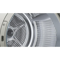 Bosch Series 4 Heat Pump Tumble Dryer 9 Kg Silver Inox, Auto Dry, LCD, Push-Button, WQG2410XGC, 1 Year Warranty