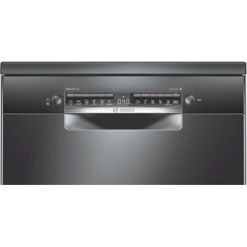 Bosch Series 4, Free-Standing Dishwasher 60 Cm, 14 Place Settings, Home Connect Enabled Via Wlan, SMS4HMC65M, Black, 1 Year Warranty