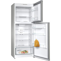 Bosch Series 2 Free-Standing Fridge-Freezer With Freezer, Metallic, KDN43N120M, 1 Year Warranty