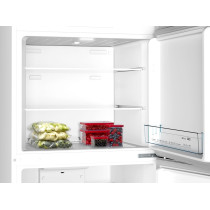 Bosch Series 4 Free Standing Refrigerator With Freezer At Top 485 Litres 186X70, CM KDN55Nl20M, Stainless Steel With 1 year manufacturer warranty