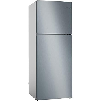 Bosch Series 4 Free Standing Refrigerator With Freezer At Top 485 Litres 186X70, CM KDN55Nl20M, Stainless Steel With 1 year manufacturer warranty
