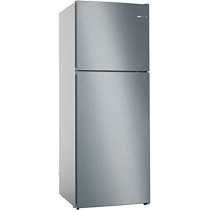 Bosch Series 4 Free Standing Refrigerator With Freezer At Top 485 Litres 186X70, CM KDN55Nl20M, Stainless Steel With 1 year manufacturer warranty