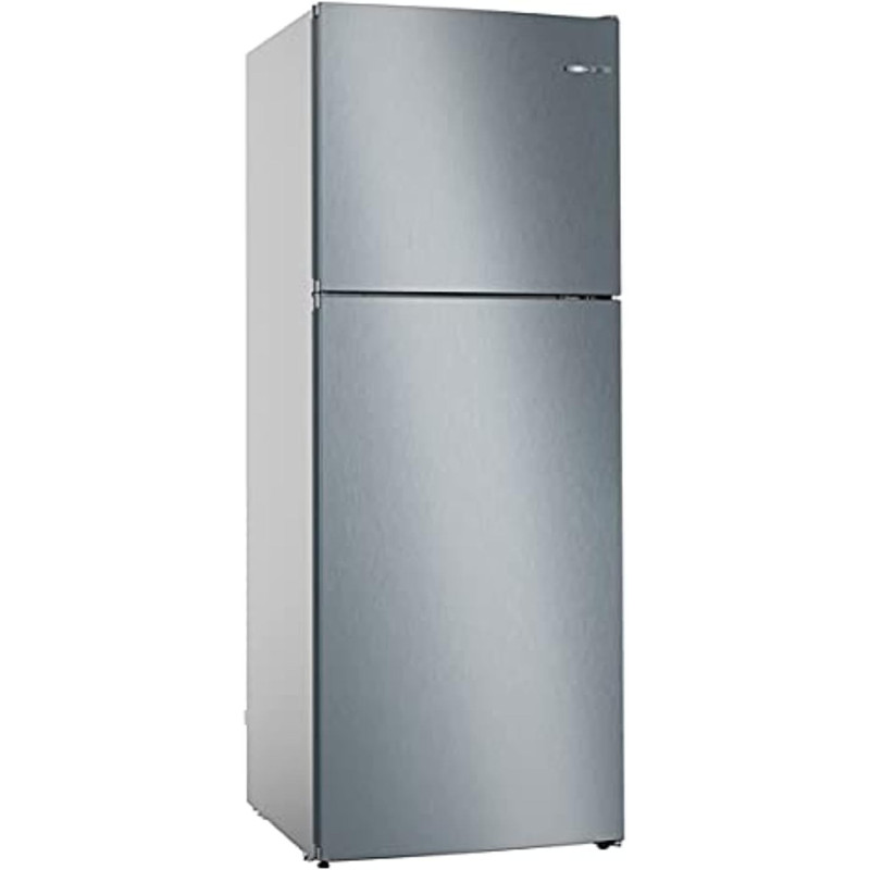 Bosch Series 4 Free Standing Refrigerator With Freezer At Top 485 Litres 186X70, CM KDN55Nl20M, Stainless Steel With 1 year manufacturer warranty